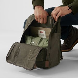 Fjallraven kanken no. 2 with leather details